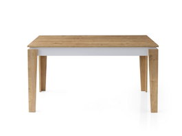 Hanah Home Mesa de Comedor Roble y Blanco